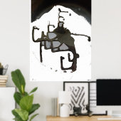 Ruimteblob bij het ballet poster (Thuiskantoor)