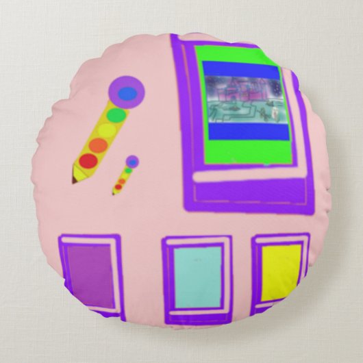 Ruimteboeken Rond Kussen (Voorkant)