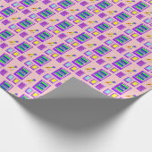 Ruimteboeken Roze Cadeaupapier (Hoek)