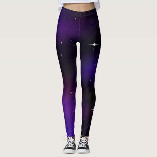 Ruimtebroek - Fun Spacescape Leggings (Voorkant)