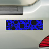 Ruimtebundelspillen - blauw bumpersticker (Op auto)