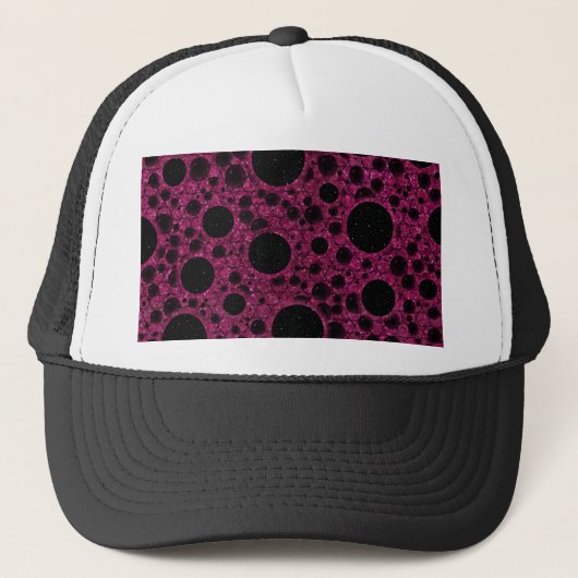 Ruimtebundelspillen - Glitter Fuschia Trucker Pet (Voorkant)