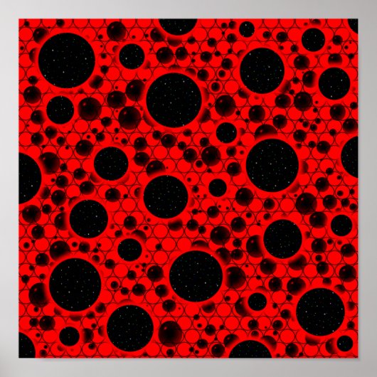 Ruimtebundelspillen - rood poster (Voorkant)