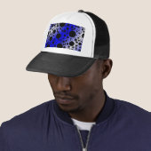 Ruimtebundelspillen - wit/blauw trucker pet (In situ)