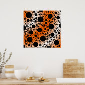 Ruimtebundelspillen - wit/Oranje Poster (Keuken)