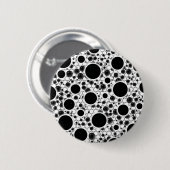 Ruimtebundelspillen - wit ronde button 5,7 cm (Voorkant /achterkant)