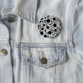 Ruimtebundelspillen - wit ronde button 5,7 cm (In situ)