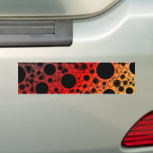 Ruimtebundelspillen - zwart/rood/goud bumpersticker (Op auto)
