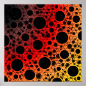 Ruimtebundelspillen - zwart/rood/goud poster (Voorkant)