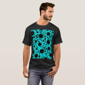 Ruimtebundelspots - Cyaan T-shirt (Voorkant volledig)