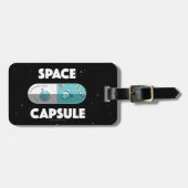 Ruimtecapsule Bagagelabel (Voorkant horizontaal)