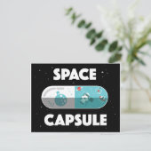 Ruimtecapsule Briefkaart (Staand voorkant)