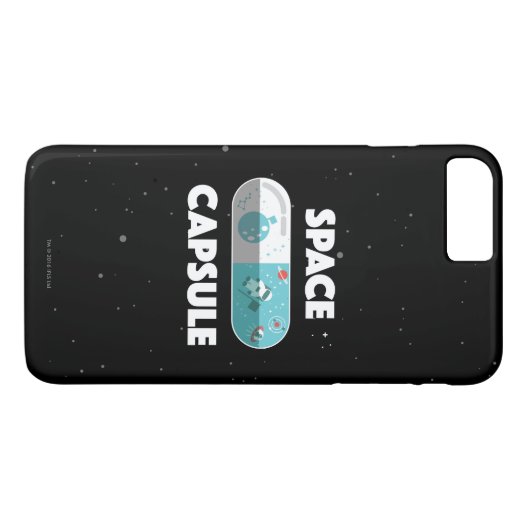 Ruimtecapsule Case-Mate iPhone Case (Achterkant (Horizontaal))