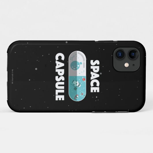 Ruimtecapsule Case-Mate iPhone Case (Achterkant (horizontaal))