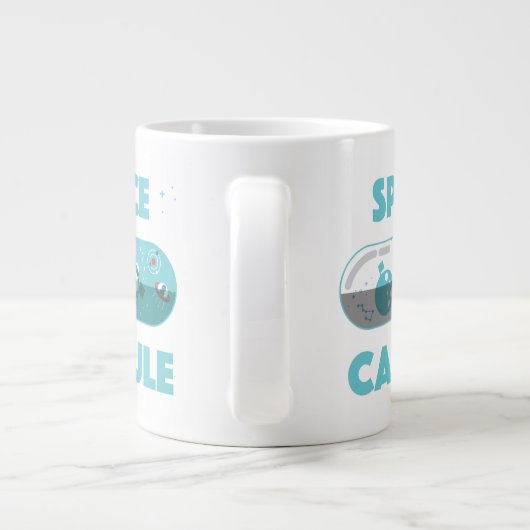 Ruimtecapsule Grote Koffiekop (Achterkant)