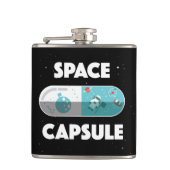 Ruimtecapsule Heupfles (Voorkant)