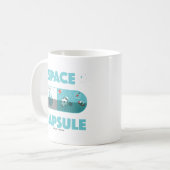 Ruimtecapsule Koffiemok (Voorkant links)