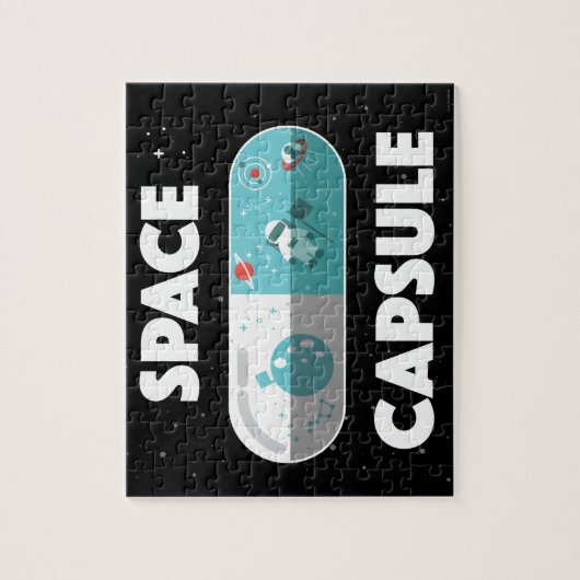 Ruimtecapsule Legpuzzel (Verticaal)