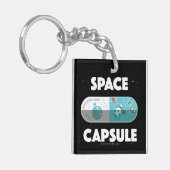 Ruimtecapsule Sleutelhanger (Voorkant Links)