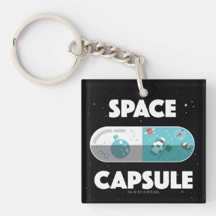 Ruimtecapsule Sleutelhanger