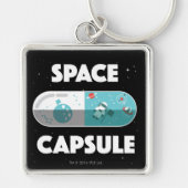 Ruimtecapsule Sleutelhanger (Voorkant)