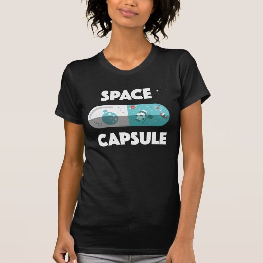 Ruimtecapsule T-shirt (Voorkant)
