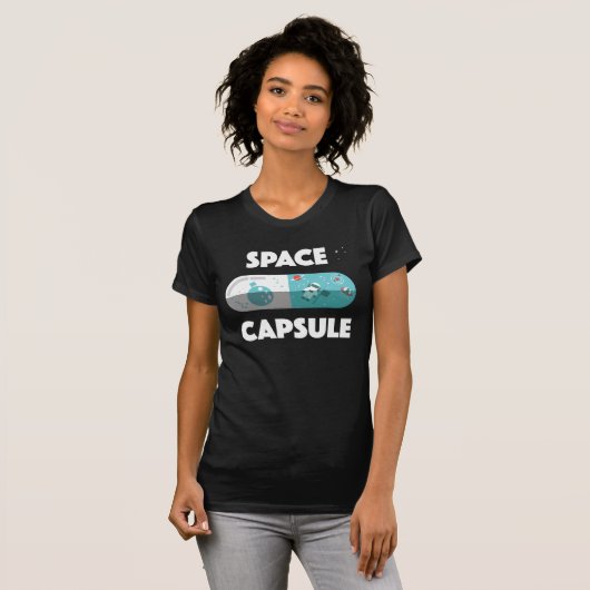 Ruimtecapsule T-shirt (Voorkant volledig)