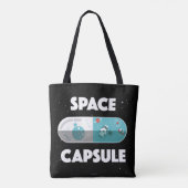 Ruimtecapsule Tote Bag (Achterkant)