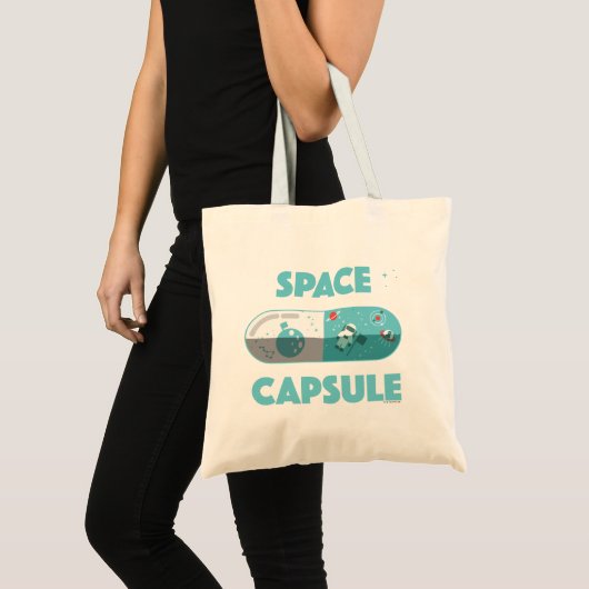 Ruimtecapsule Tote Bag (Voorkant (product))