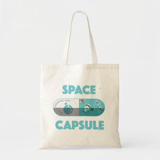 Ruimtecapsule Tote Bag (Voorkant)