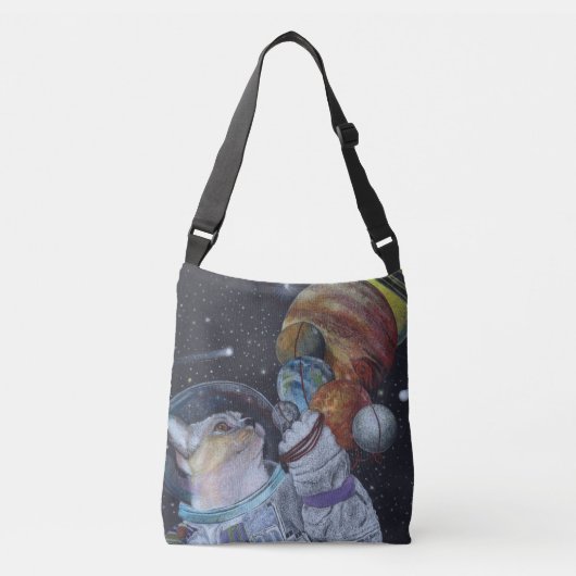 Ruimtecat Crossbody Tas (Voorkant)