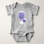 Ruimtecat, Cute Cat, Astronaut, Cosmonaut, Ruimtev Romper (Voorkant)