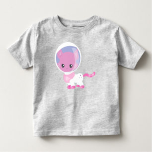Ruimtecat, Cute Cat, Cosmonaut, Astronaut, Ruimtev Kinder Shirts
