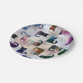 Ruimtecat Cute Cat Papieren Bordje (Gekanteld)