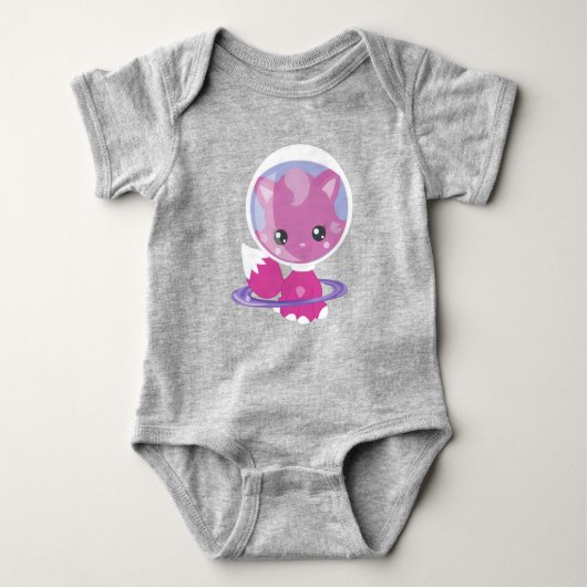 Ruimtecat, Cute Cat, Space, Cosmonaut, Astronaut Romper (Voorkant)