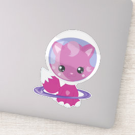 Ruimtecat, Cute Cat, Space, Cosmonaut, Astronaut Sticker