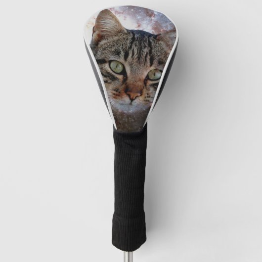 Ruimtecat Golfheadcover (Voorkant)