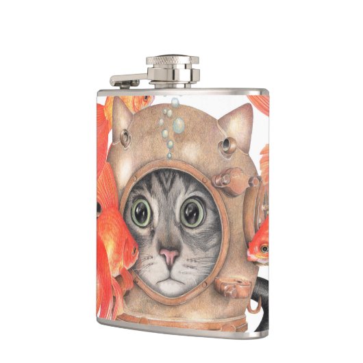 Ruimtecat Heupfles (Links)