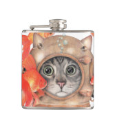 Ruimtecat Heupfles (Voorkant)