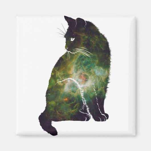 Ruimtecat Magneet (Voorkant)