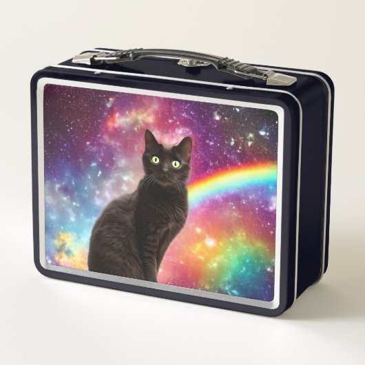 Ruimtecat Metal Lunch Box (Achterkant)