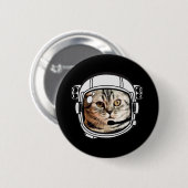 Ruimtecat Ronde Button 5,7 Cm (Voorkant /achterkant)