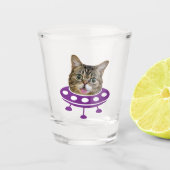 Ruimtecat Shot Glas (Voorkant)