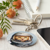 Ruimtecat Sleutelhanger (Zijkant)