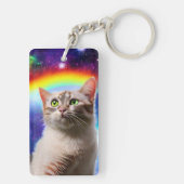 Ruimtecat Sleutelhanger (achterkant)