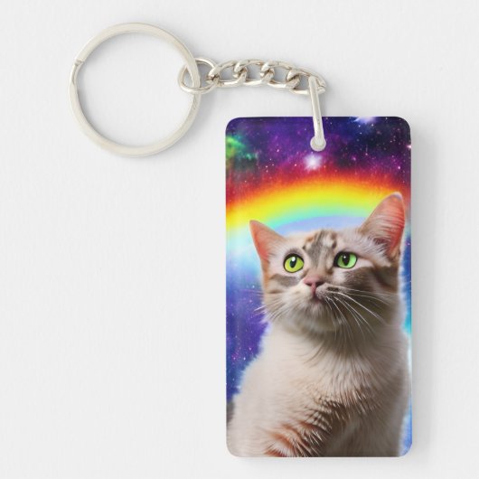 Ruimtecat Sleutelhanger (Voorkant)