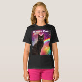 Ruimtecat T-shirt (Voorkant volledig)