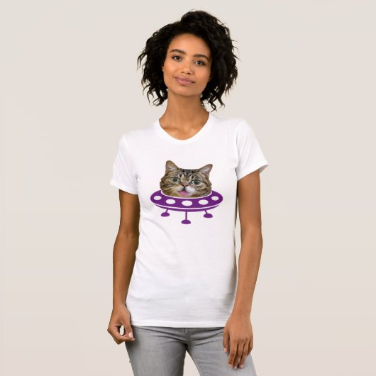 Ruimtecat T-shirt (Voorkant volledig)