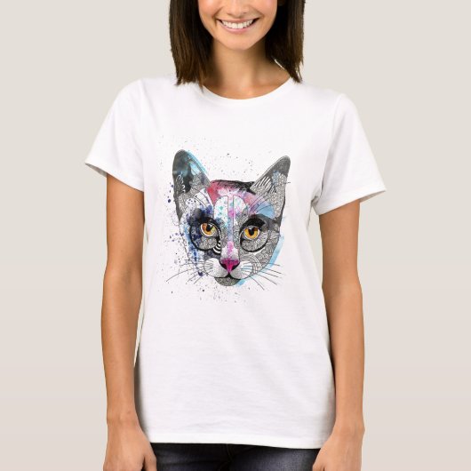Ruimtecat T-shirt (Voorkant)