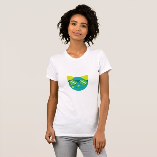 Ruimtecat T-shirt (Voorkant volledig)